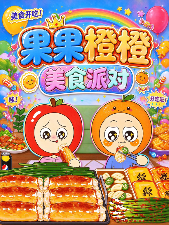 《果果橙橙美食派对》完整版免费在线观看